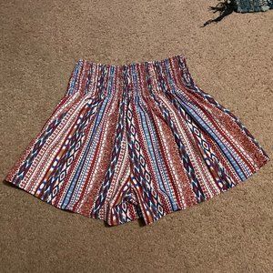 Multicolor skort